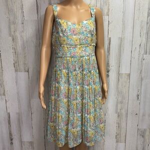 Antonio Melani Pleated Floral Dress‎